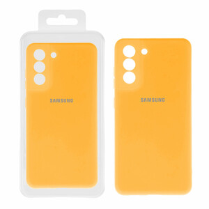 قاب نیو سیلیکون محافظ لنزدار RFF مدل Samsung S22 - زرد کد7 (پک دار)