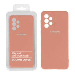 قاب نیو سیلیکون محافظ لنزدار RFF مدل Samsung A33 - 5G - حنایی (پک دار)