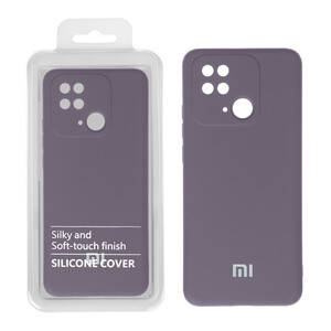 قاب نیو سیلیکون محافظ لنزدار RFF مدل Xiaomi Redmi 10C بنفش (پک دار)