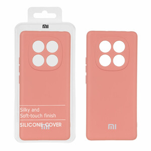 قاب نیو سیلیکون محافظ لنزدار RFF مدل Xiaomi Redmi Note 14 Pro 4G - حنایی (پک دار)