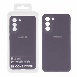 قاب نیو سیلیکون محافظ لنزدار RFF مدل Samsung S22 Plus - بنفش کدر کد 6 (پک دار)