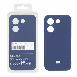 قاب نیو سیلیکون محافظ لنزدار RFF مدل Xiaomi Poco X8 Pro 5G - سرمه ای (پک دار)