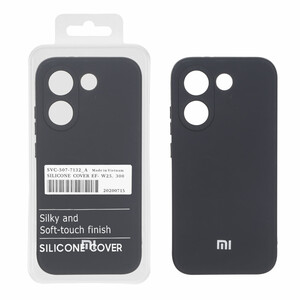 قاب نیو سیلیکون محافظ لنزدار RFF مدل Xiaomi Poco X8 Pro 5G - مشکی (پک دار)