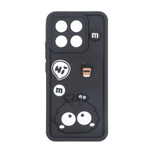 قاب Solid Case عروسک برجسته Baby مدل Xiaomi Poco X6 Pro 5G / Redmi K70E - مشکی - MPS