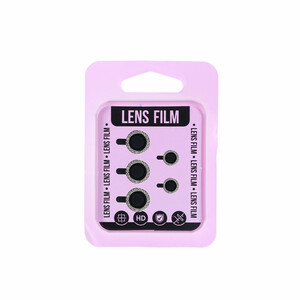 محافظ لنز رینگی اورجینال نگین دار Samsung Galaxy S22 Ultra - نقره ای (پک بنفش)