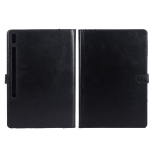 کیف تبلت چرمی مگنتی Samsung Galaxy Tab S7 FE 12.4 / T730 / T733 / T735 - مشکی