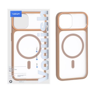 قاب اورجینال Vawi مات MagSafe دور رنگی Apple iPhone 13 / iPhone 14 - صحرایی (پک دار)