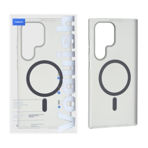 قاب اورجینال Vawi مات لنز برجسته MagSafe مدل Samsung Galaxy S24 Ultra - مشکی (پک دار)