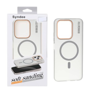 قاب اورجینال Syndee پشت مات MagSafe نسخه گلوبال Xiaomi Redmi 15C / Poco C85 - خاکستری (پک دار)