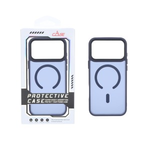قاب اورجینال Protective Case مات MagSafe بلک لنز Apple iPhone 17 Pro Max / iPhone 18 Pro Max - سرمه ای (پک دار)