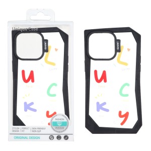 قاب Lindved شفاف طرح دار Apple iPhone 15 Pro Max - کد 49 (پک دار)