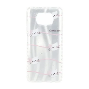 قاب مات ستاره ای دور ژله ای شفاف Xiaomi Poco X3 / Poco X3 Pro / Poco X3 NFC - طرح 343