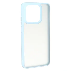 قاب مات لنز برجسته دور هاشور Xiaomi Redmi 10C / Redmi 10 Power / Poco C40 - آبی