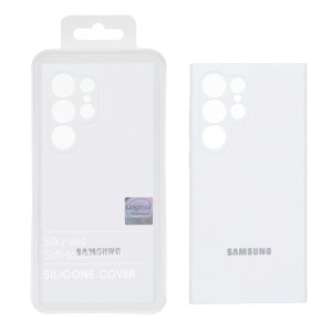 قاب سیلیکونی پاک کنی اورجینال Master Quality مدل Samsung Galaxy S23 Ultra - سفید (پک دار)