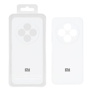 قاب سیلیکونی پاک کنی اورجینال Master Quality مدل Xiaomi Redmi 14C / Redmi A3 Pro / Redmi A4 / Poco C75 - سفید (پک دار)