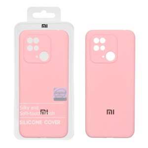 قاب سیلیکونی پاک کنی اورجینال Master Quality مدل Xiaomi Redmi 10C / Redmi 10 Power / Poco C40 - صورتی (پک دار)