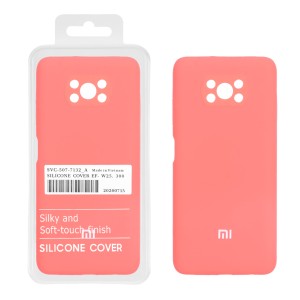 قاب سیلیکونی پاک کنی اورجینال درجه یک Xiaomi Poco X3 / Poco X3 Pro / Poco X3 NFC - مرجانی (پک دار)