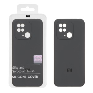 قاب سیلیکونی پاک کنی اورجینال Master Quality مدل Xiaomi Redmi 10C / Redmi 10 Power / Poco C40 - خاکستری (پک دار)