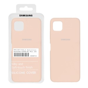 قاب سیلیکونی پاک کنی اورجینال درجه یک Samsung Galaxy A22 5G - نسکافه ای (پک دار)