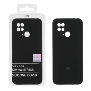 قاب سیلیکونی پاک کنی اورجینال Master Quality مدل Xiaomi Redmi 10C / Redmi 10 Power / Poco C40 - مشکی (پک دار)