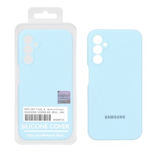 قاب سیلیکونی پاک کنی اورجینال Master Quality مدل Samsung Galaxy A24 - آبی آسمانی (پک دار)