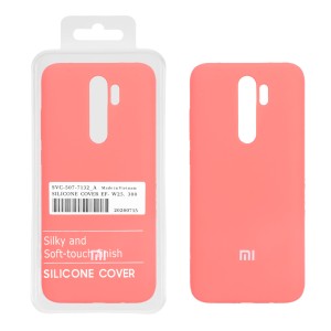 قاب سیلیکونی پاک کنی اورجینال درجه یک Xiaomi Redmi Note 8 Pro - مرجانی (پک دار)