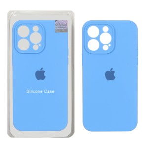 قاب سیلیکونی پاک کنی اورجینال Master Quality مدل Apple iPhone 14 Pro Max - آبی (پک دار)