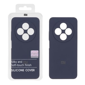قاب سیلیکونی پاک کنی اورجینال Master Quality مدل Xiaomi Redmi 14C / Redmi A3 Pro / Redmi A4 / Poco C75 - سرمه ای (پک دار)