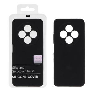 قاب سیلیکونی پاک کنی اورجینال Master Quality مدل Xiaomi Redmi 14C / Redmi A3 Pro / Redmi A4 / Poco C75 - مشکی (پک دار)