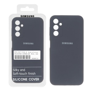 قاب سیلیکونی پاک کنی اورجینال درجه یک Samsung Galaxy A14 - خاکستری (پک دار)