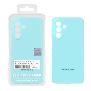 قاب سیلیکونی پاک کنی اورجینال Master Quality مدل Samsung Galaxy A17 / A26 - سبز آبی (پک دار)