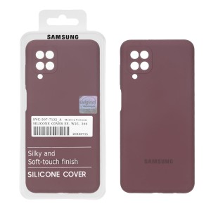 قاب سیلیکونی پاک کنی اورجینال Master Quality مدل Samsung Galaxy A12 / M12 / F12 - قهوه ای (پک دار)