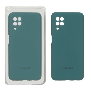 قاب سیلیکونی پاک کنی محافظ لنزدار اورجینال Samsung A12/M12/F12 - سبز (پک اصلی)