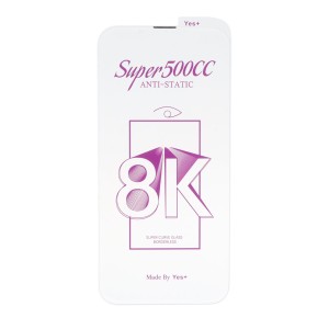 محافظ صفحه نمایش شیشه ای اورجینال بدون حاشیه Super 500CC 8K Yes Plus مدل Apple iPhone 13 Pro Max / iPhone 14 Plus