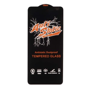 محافظ صفحه نمایش شیشه ای Samsung Galaxy A70 / A70S / A42 / M42 - Full Cover Anti Static Glass (بدون پک) - مشکی