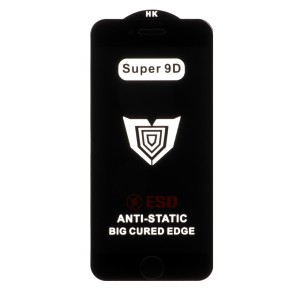 محافظ صفحه نمایش شیشه ای Full Cover ESD Anti Static - Super 9D مدل Apple iPhone 6 / iPhone 6S / iPhone 7 / iPhone 8 / iPhone SE 2020 - مشکی