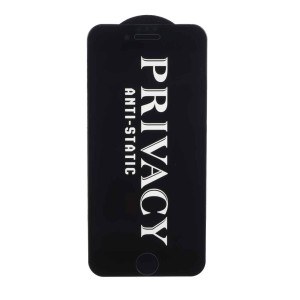 محافظ صفحه نمایش شیشه ای Full Cover ESD Anti Static Privacy مدل Apple iPhone 6 / iPhone 7 / iPhone 8 / iPhone SE (2020) / SE (2022) - مشکی