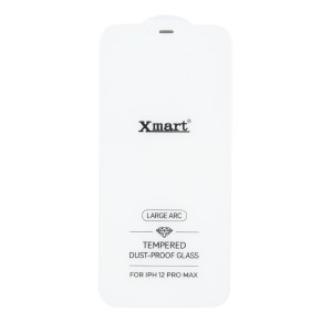 محافظ صفحه نمایش شیشه ای بدون حاشیه توری دار Xmart 3D Large Arc مدل Apple iPhone 12 Pro Max