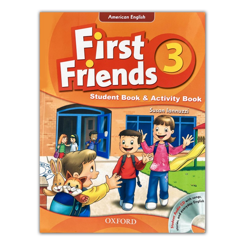 کتاب First Friends 3 Student's Book and activity Book + Audio Files سایز بزرگ (رحلی)