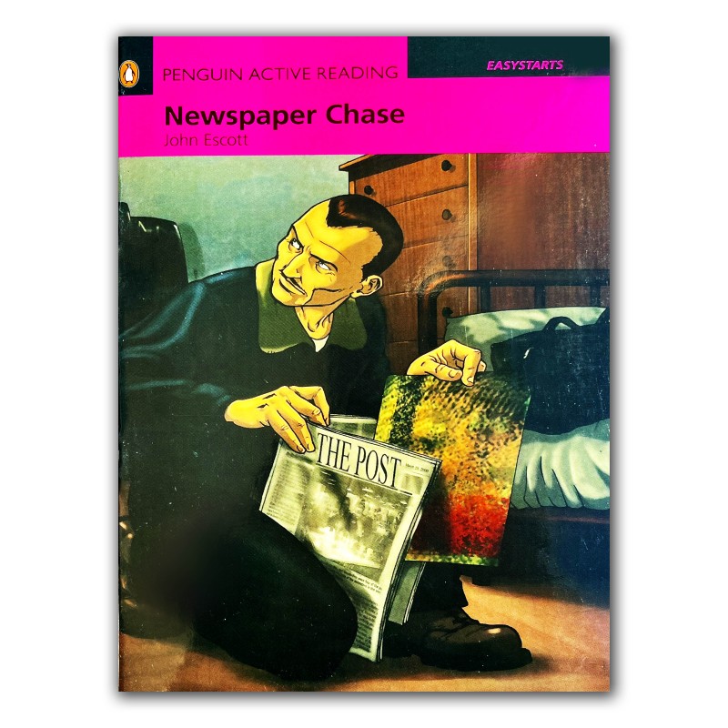 کتاب داستان NEWSPAPER CHASE + AUDO FILE
