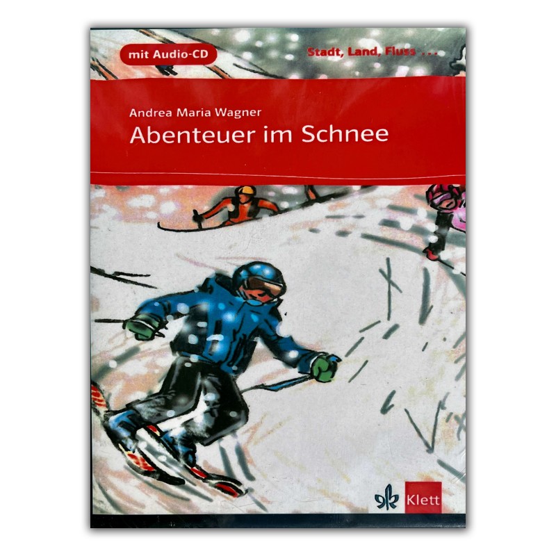 کتاب داستان آلمانی ABENTEUER IM SCHNEE + CD