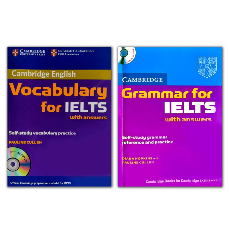 مجموعه دوجلدی GRAMMAR FOR IELTS و VOCABULARY FOR IELTS