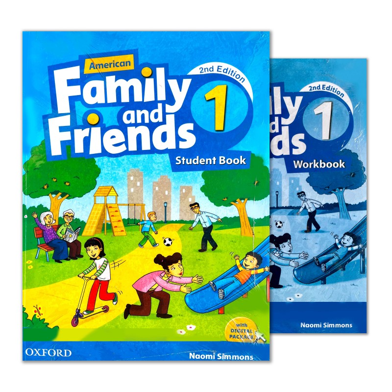 کتاب Family and Friends 1 Student's Book + Work Book سایز بزرگ(رحلی)