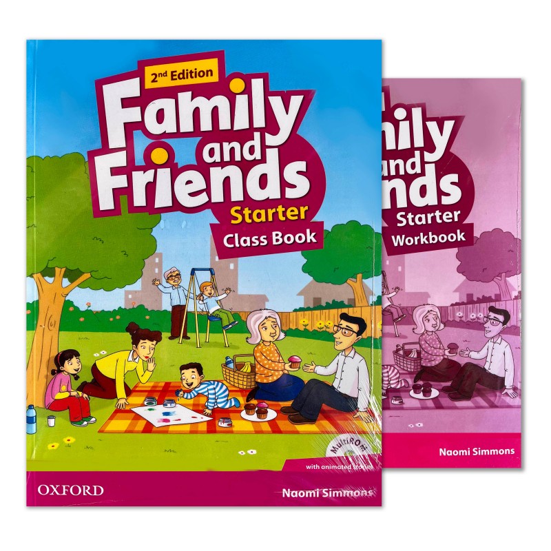 کتاب Family And Friends Starter classbook + workbook سایز بزرگ(رحلی)