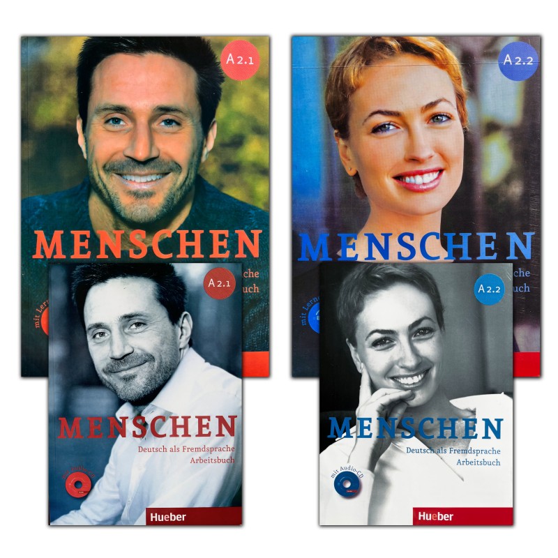 مجموعه دو جلدی منشن A2 به همراه کتاب‌کار (A2.1 - A2.2)