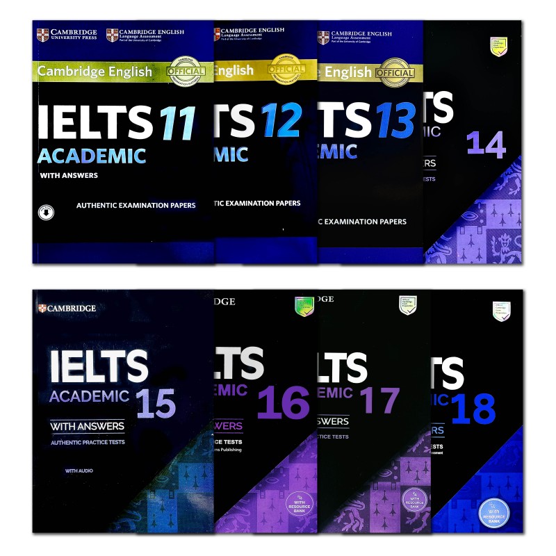 مجموعه 8 جلدی ILETS CAMBRIDGE ACADEMIC 11-18