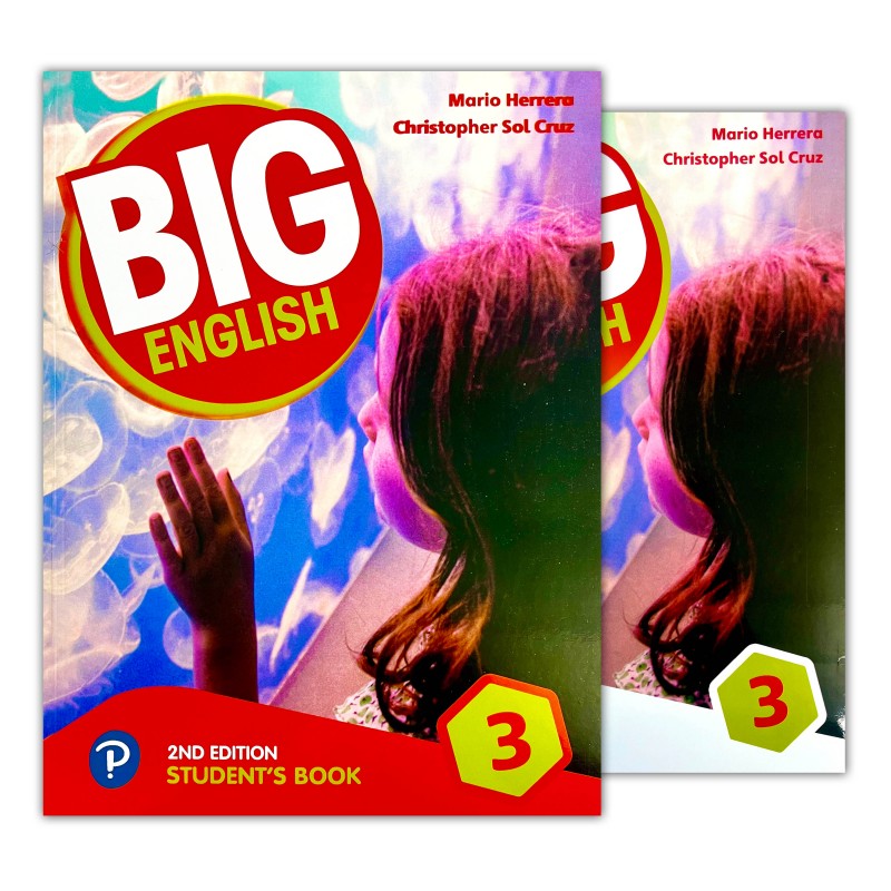 کتاب BIG ENGLISH 3 سایز بزرگ + کتاب‌کار و فایل صوتی