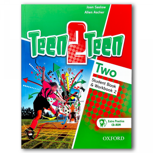 TEEN 2 TEEN 2 Student's Book + Work Book +CD سایز بزرگ (رحلی)