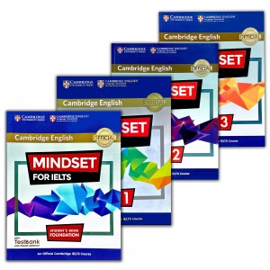 مجموعه 4 جلدی کتاب  MINDSET FOR IELTS سایز بزرگ رحلی
