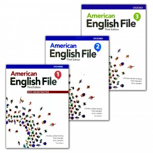 مجموعه سه جلدی AMERICAN ENGLISH FILE 1+2+3 سایز بزرگ رحلی